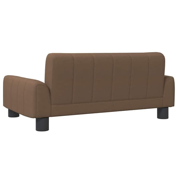Hundbädd brun 70x45x30 cm tyg