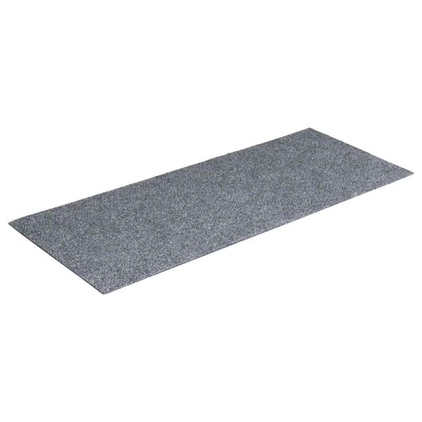 Trappmattor självhäftande 15 st 60x25 cm ljusgrå rektangulära