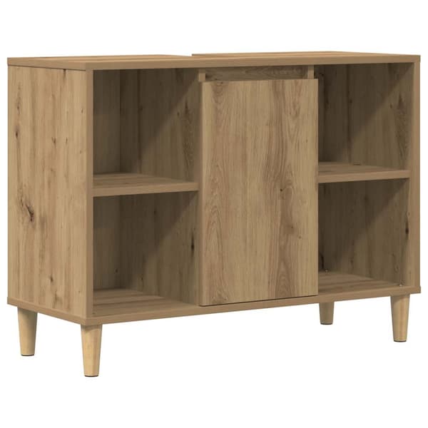 Badrumsskåp ek 80x33x60 cm konstruerat trä