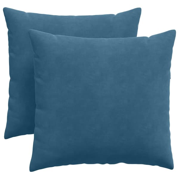 Sofakuddar 2 pcs Blå 45 x 45 cm Kordread tyg