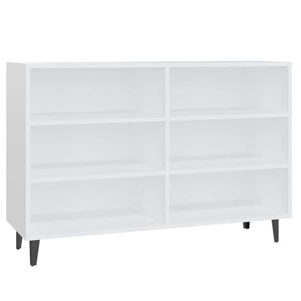 Skänk vit 103,5x35x70 cm konstruerat trä