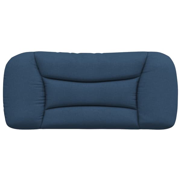 Headboard Cushion "Hvar" Blue 80 cm Fabric