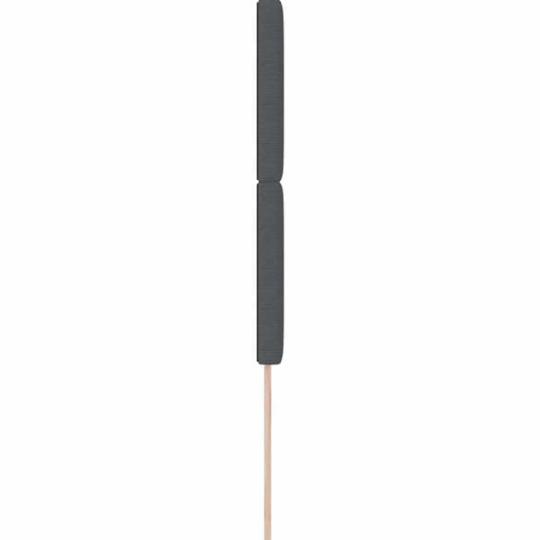 Huvudgavel Mörkgrå 80 cm Kordread tyg