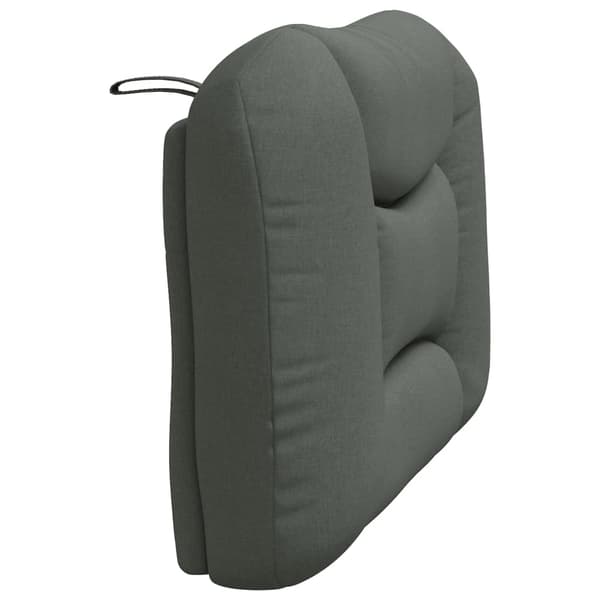 Headboard Cushion "Hvar" Dark Grey 80 cm Fabric