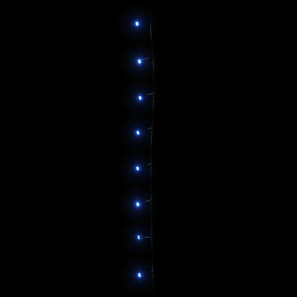 Ljusslinga med 600 LED blå 60 m PVC