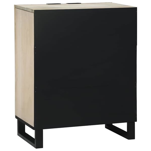 Sideboard Vit 60 x 33,5 x 75 cm Massivt mangoträ