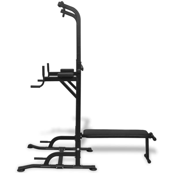 Power Tower med situp-bänk