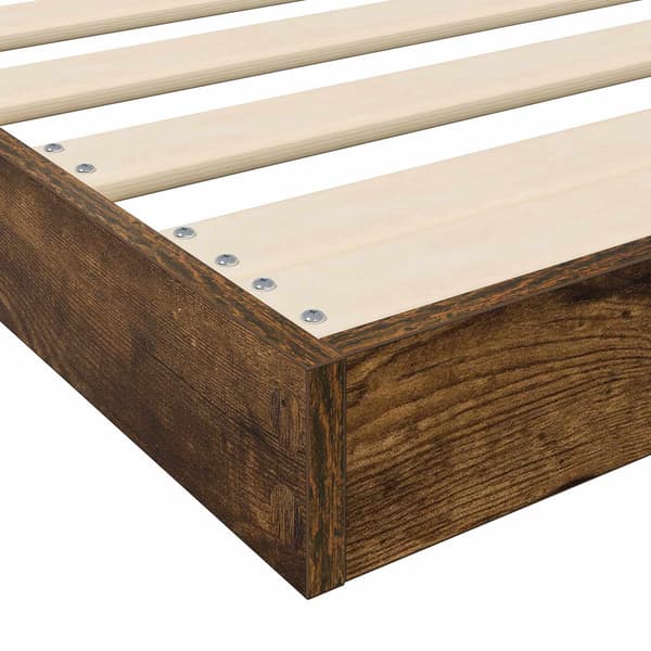 Sängram Rökt ek 75 x 190 cm Konstruerat trä