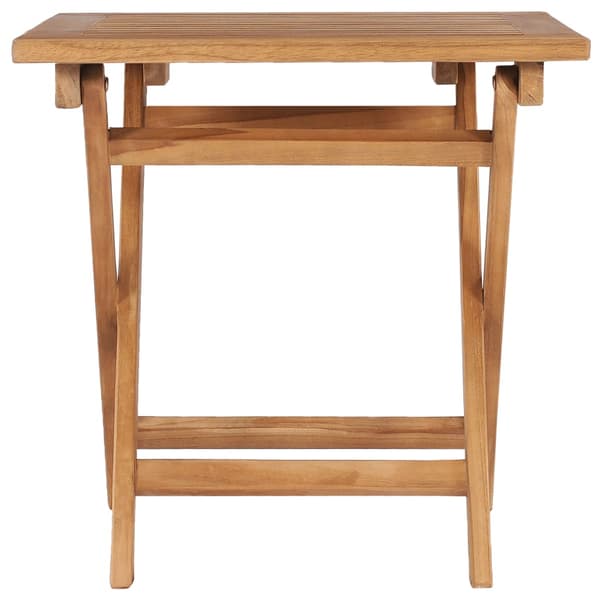Hopfällbart trädgårdsbord 45x45x45 cm massiv teak