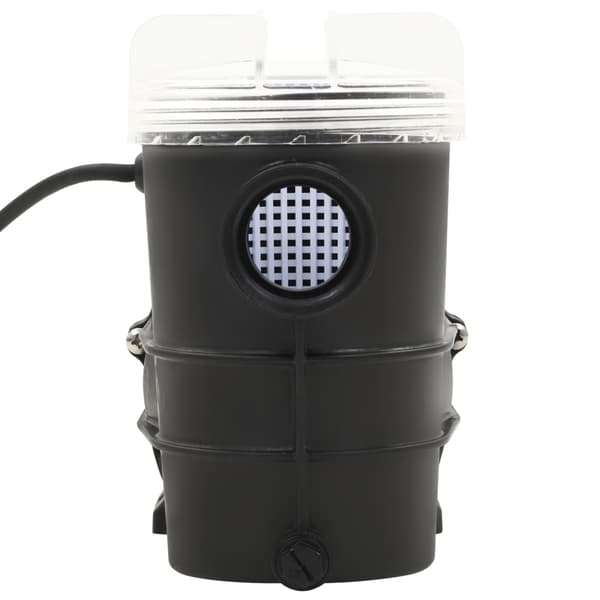 Poolpump med timer svart 0,25 HK 8000 L/tim
