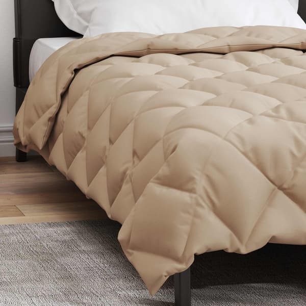 Vinter Täcke Taupe 155 x 220 cm Mikrofiber
