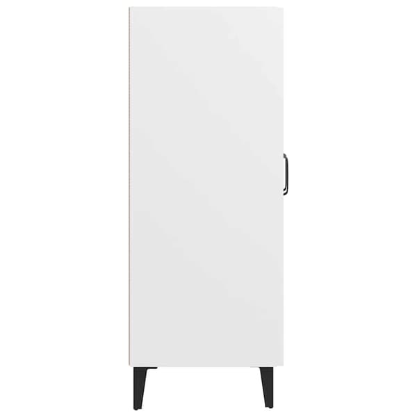 Skåp vit 69,5x34x90 cm konstruerat trä
