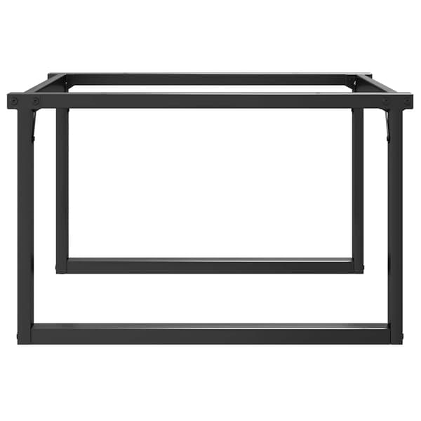 Bordsben för soffbord O-ram 70x60x43 cm stål
