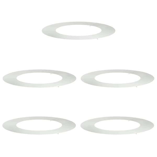 lämplig för Flat Trädringar 5 pcs Silver Ø50 / 80 cm