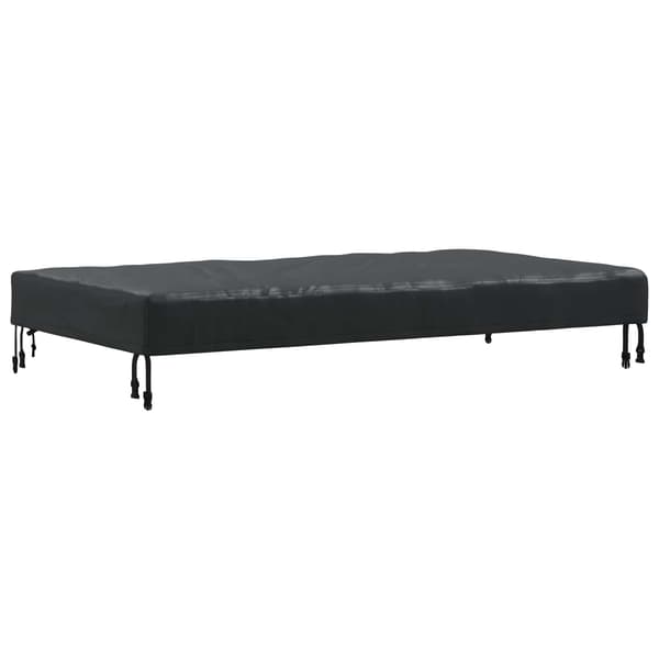 Bordskydd 142 x 82 x 15 cm tyg Rektangulär Vattentålig Svart
