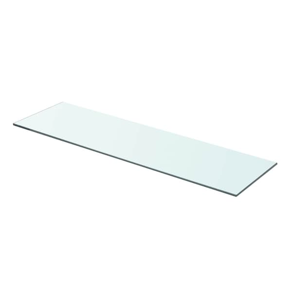 Hyllplan 2 st glas genomskinlig 70x20 cm