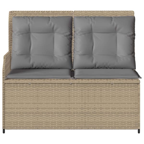 Trädgårdsbänk Beige konstrotting