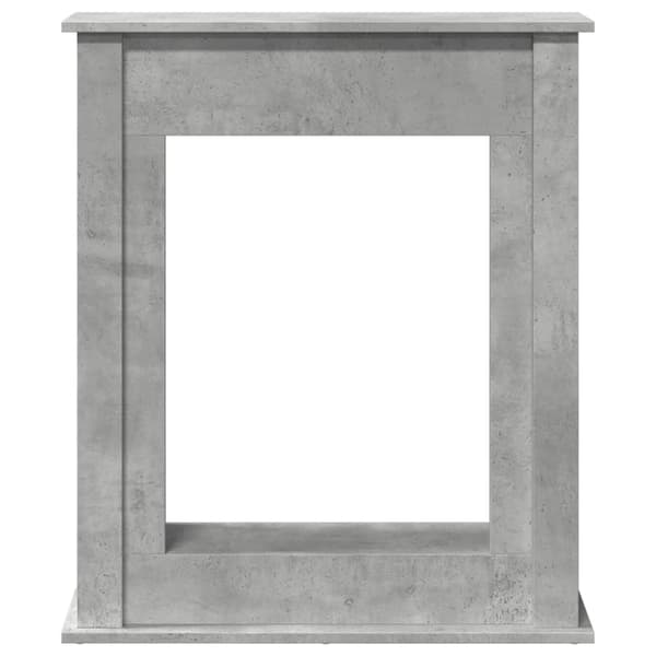 Spiselkrans betonggrå 75x20x87,5 cm konstruerat trä