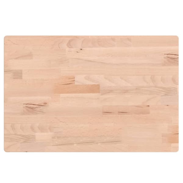 Bordsskiva 60x40x1,5 cm rektangulär massivt bokträ