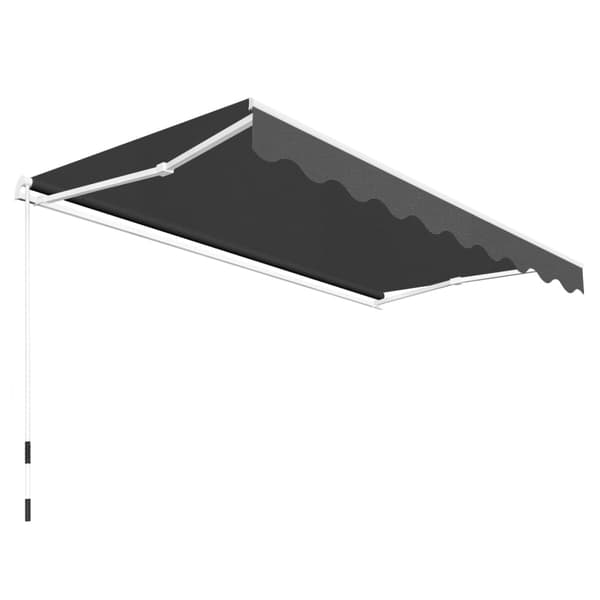 Markis manuellt infällbar 300 cm antracit