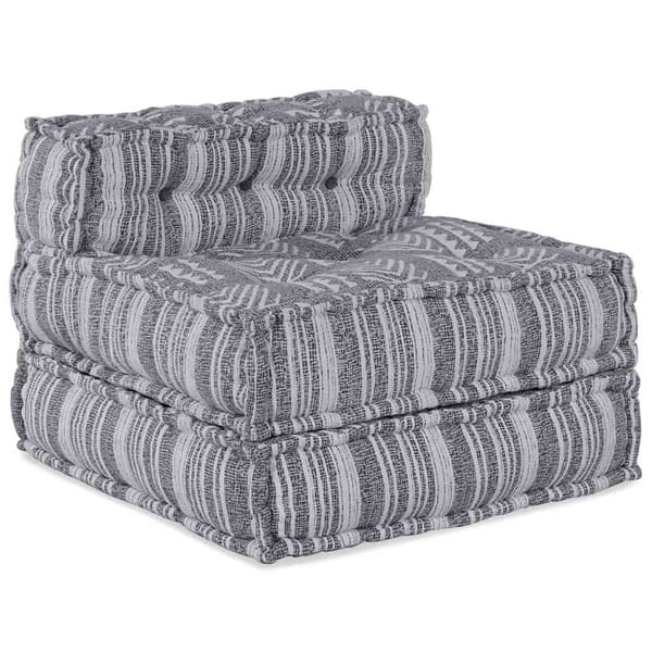 Modulsofa enhet Tyg Grå Tryck 70 x 70 x 56 cm