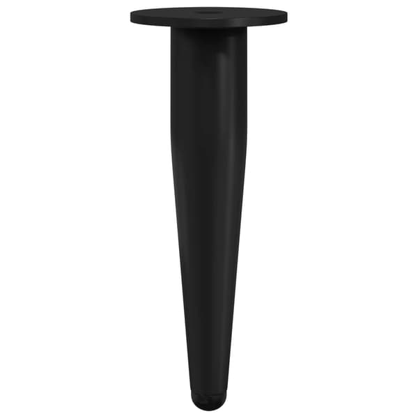 Möbelfötter 2 pcs Svart Ø 40 x 98 mm Järn