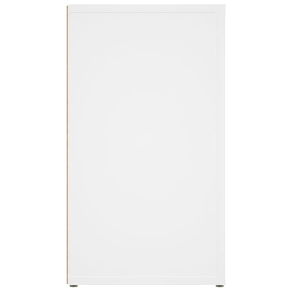 Skänk vit 80x30x54 cm konstruerat trä