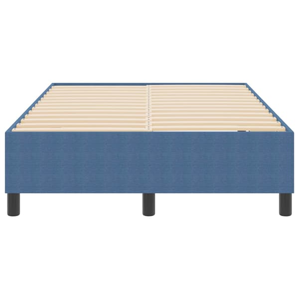 Plattform sängram Blå 120 x 200 cm Kordread tyg