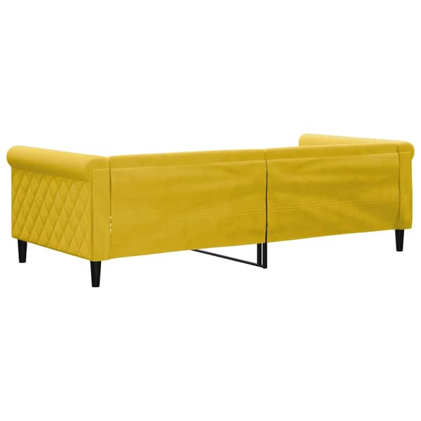 Dagbädd gul 90x200 cm sammet