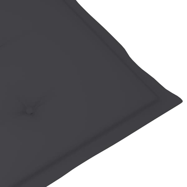 Fällbara trädgårdsstolar med dynor 4 st massivt akaciaträ