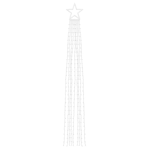 Julgransbelysning 320 LED varmvit 375 cm