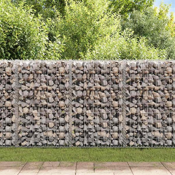 Gabionmur galvaniserat stål 150x60x100 cm