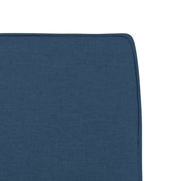 Loungestol blå 52x75x76 cm tyg
