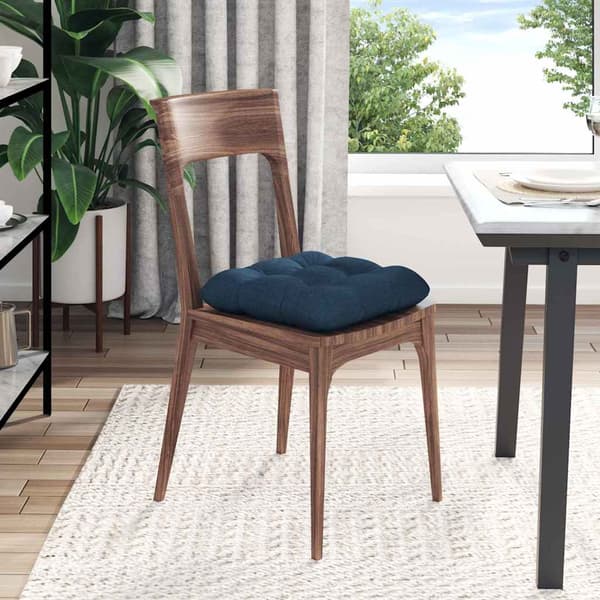 Sittkuddar 4 pcs Blå 40 x 40 x 12 cm tyg