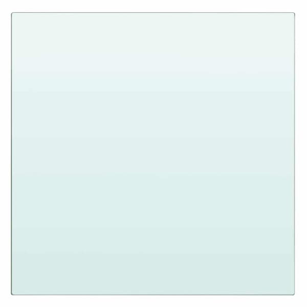Hyllplan 2 st glas genomskinlig 30x30 cm