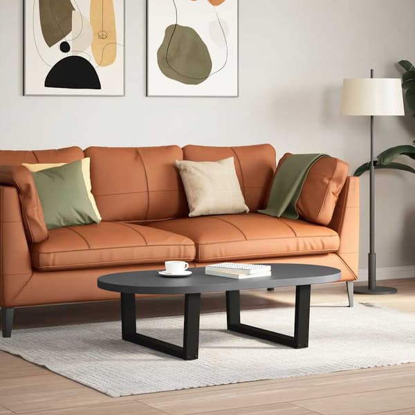Soffbordsben V-formade 2 st svarta 70x(30-31,3) cm stål