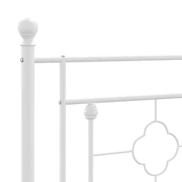Ersättningsgavel metall vit 193 cm