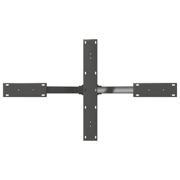 Soffbordsben spindelformad antracit 98x58x(42-43) cm stål