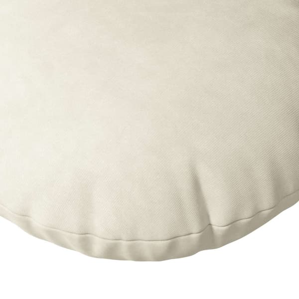 Sittkuddar 2 pcs Kräm Ø 80 x 29 cm Sammet