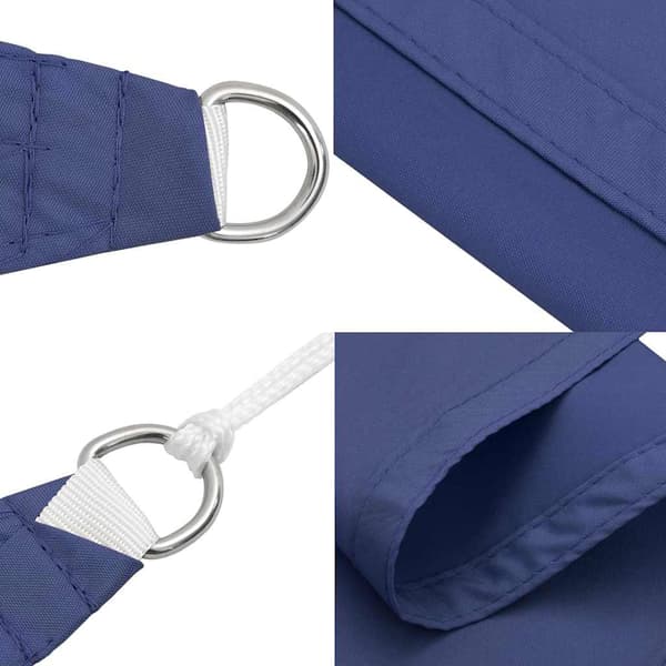 Solskydd segel blå 7x5x5 m 100% polyester Oxford