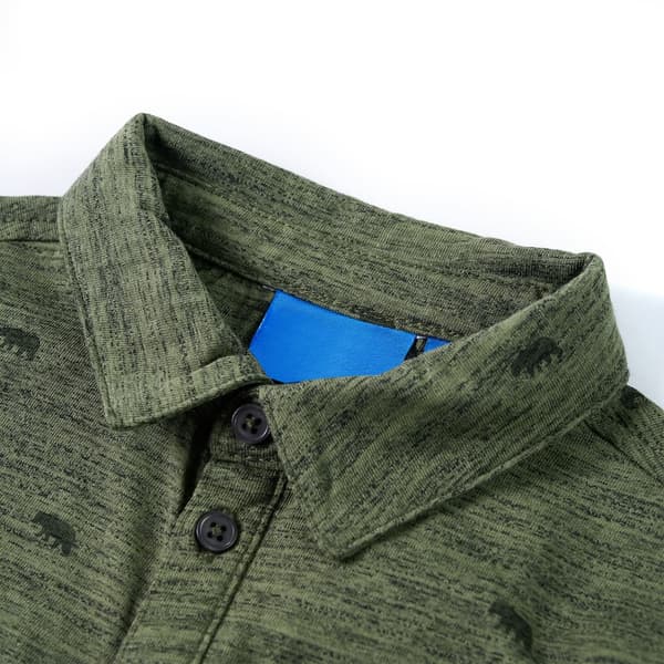 Skjorta för barn khaki melange 128