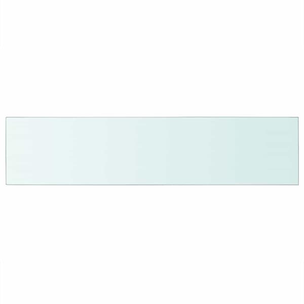 Hyllplan glas genomskinlig 110x25 cm