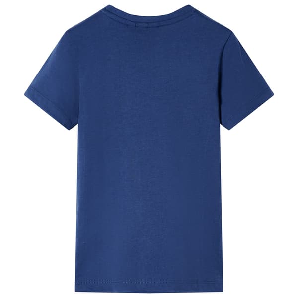 T-shirt för barn mörkblå 92