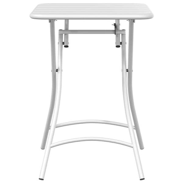 Bistrobord Vit 55 x 55 x 72,5 cm Pulverlackerad stål