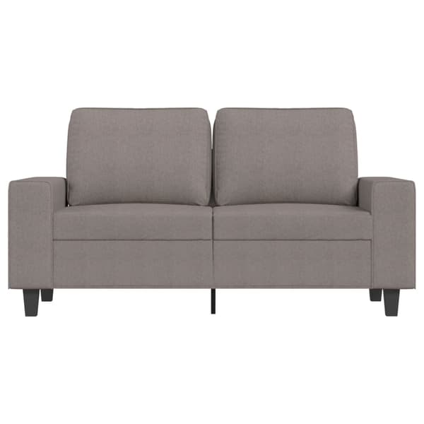 2-sitssoffa taupe 120 cm tyg