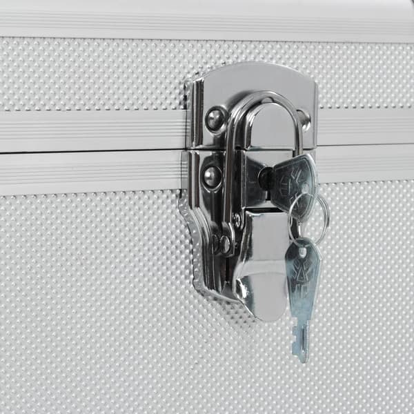 Förvaringsväskor 3 st silver aluminium