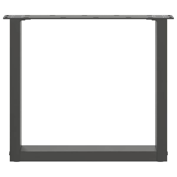 Soffbordsben U-formade 2 st antracit 50x(42-43) cm stål