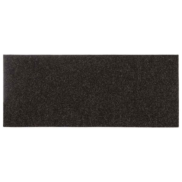 Trappmattor självhäftande 15 st 60x25 cm mörkbruna rektangulära