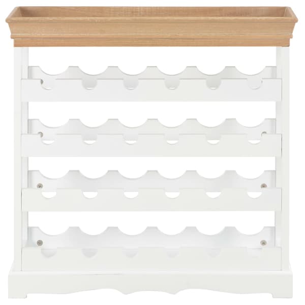 Vinskåp vit 70x22,5x70,5 cm MDF