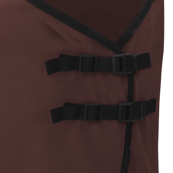 Hästdyna Full Mörk Brun 145 cm Polyester Fleece